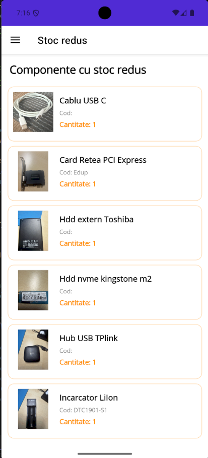 Inventory App MAUI